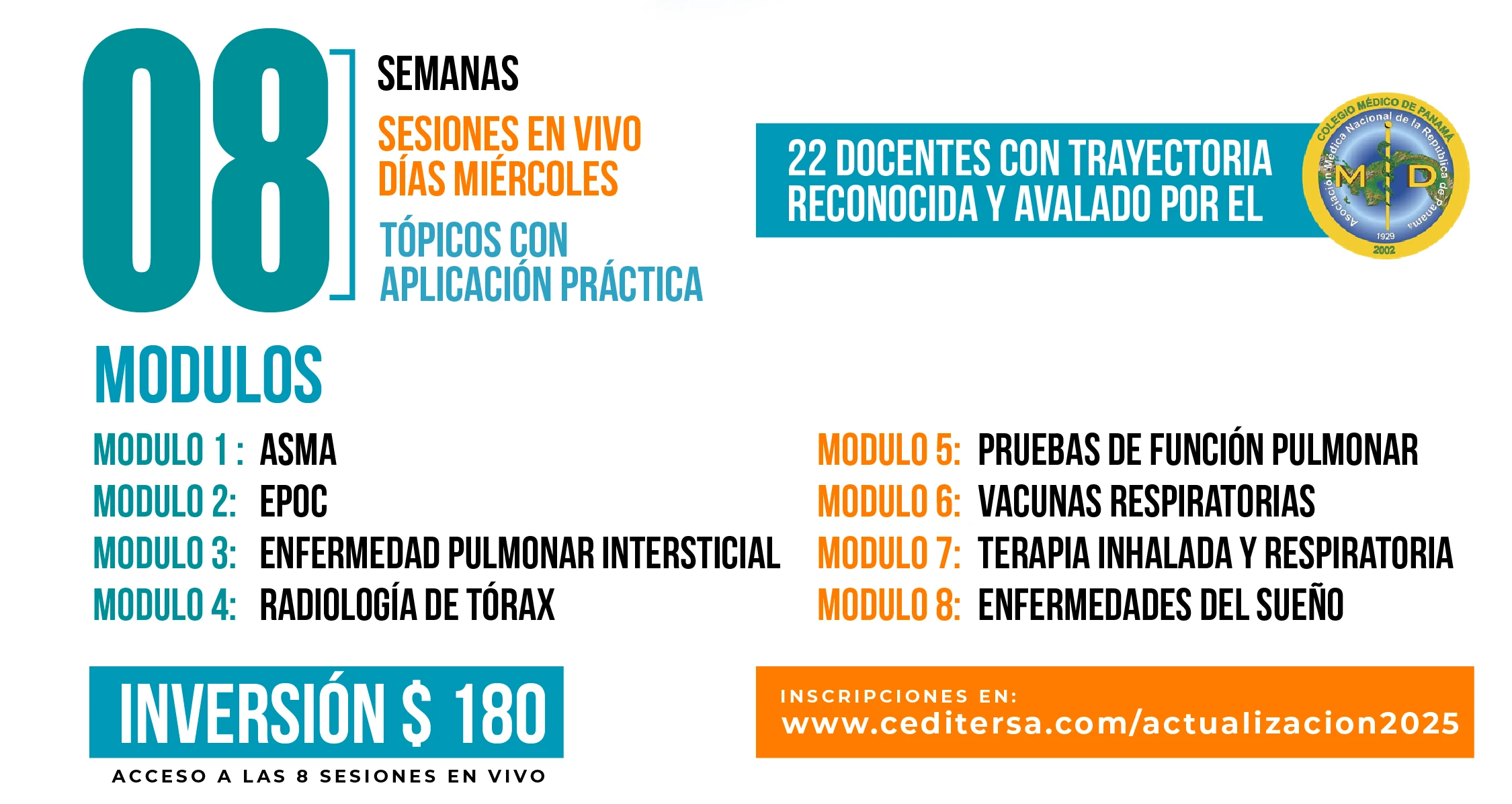 PROGRAMA ACTUALIZACIÓN ENFERMEDADES RESPIRATORIAS 2025 PANAMA